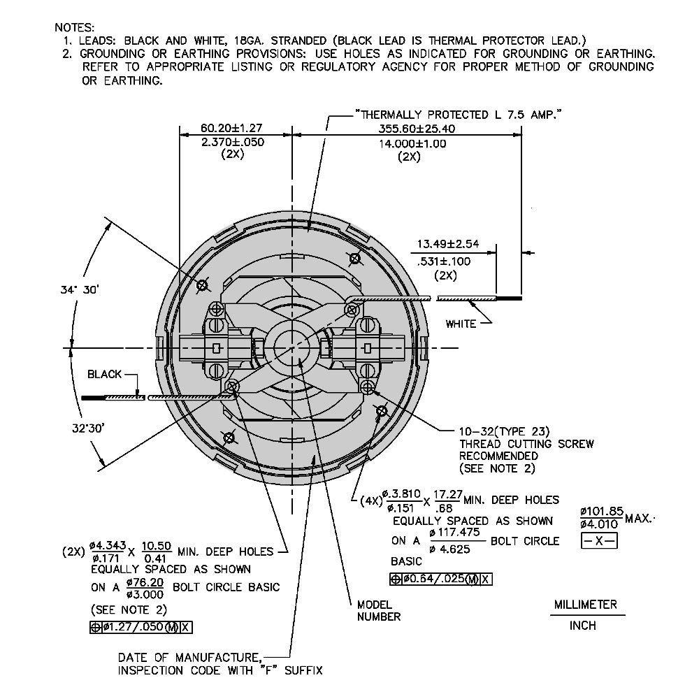 ACV 90 Central Vacuum Motor ThinkVacuums