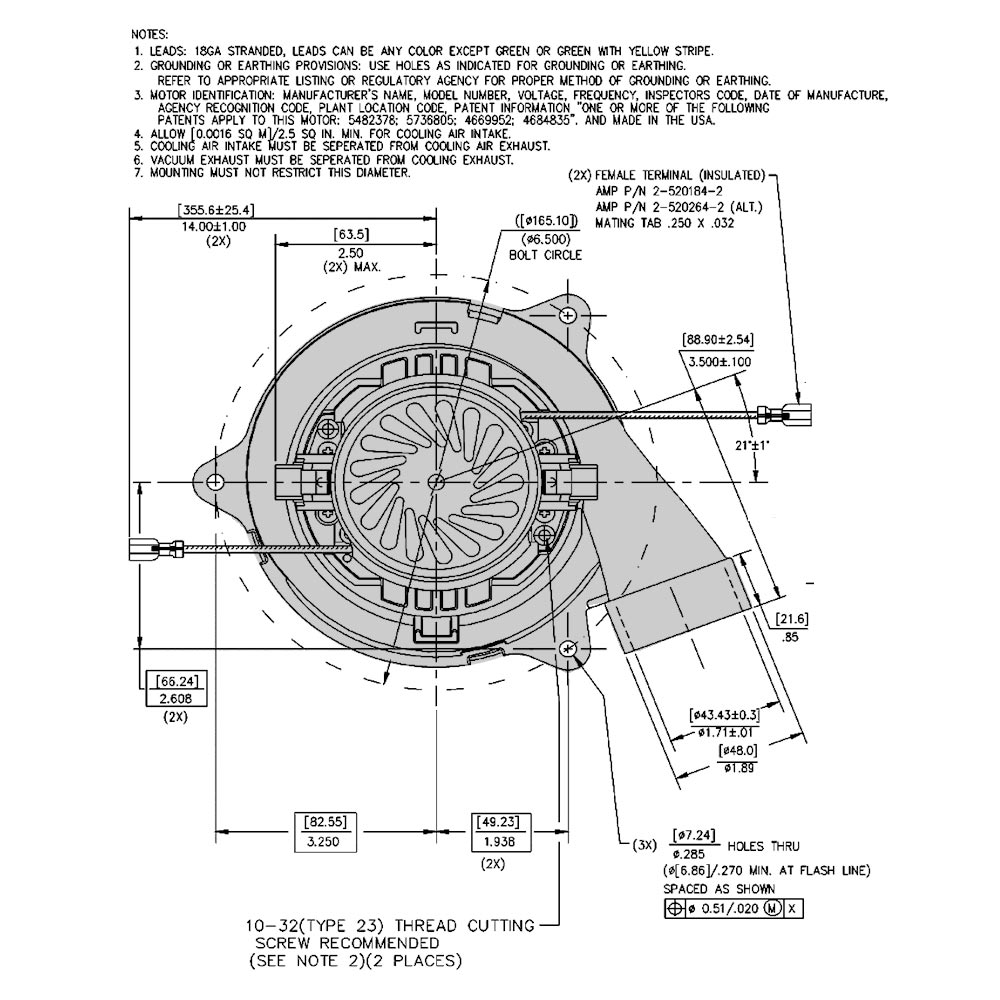 Royal 699E Central Vacuum Motor ThinkVacuums