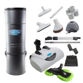 Cana-Vac E-425 Central Vacuum with LS Deluxe Electric Kit