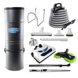 Cana-Vac ES-625 Central Vacuum With LS Deluxe Electric Kit 