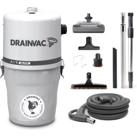Drainvac Air Elite 750AW Central Vacuum with Attachment Kit 