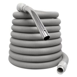 Drainvac Straight Suction Central Vacuum Hose with Button Lock 
