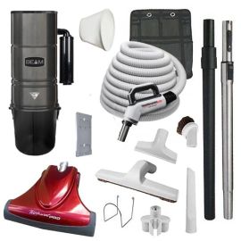 Beam ABEAM205A Central Vacuum System & Turbocat Pro Combo Kit 