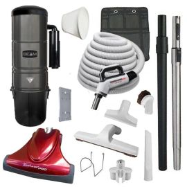 Beam ABEAM345A Central Vacuum System & Turbocat Pro Combo Kit 