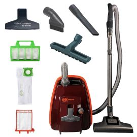 SEBO Airbelt K2 Turbo Canister Vacuum Black Cherry (9678AM)