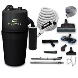 Purvac Great White Central Vacuum & ET-1 Combo Kit