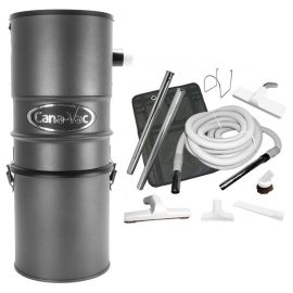 Cana-Vac CV587 Central Vacuum and Bare Floor Combo Kit