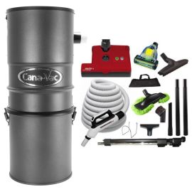 Cana-Vac CV587 Central Vacuum and ET-1 Combo Kit