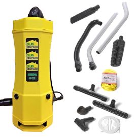 Clean Obsessed CO6 6 Quart Heavy Duty Commercial Backpack Vacuum