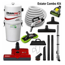 Drainvac Cobra/Python Central Vacuum And Estate Combo Kit