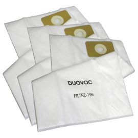 DuoVac Nuera Filtre-196-DV Replacement Cloth Bags