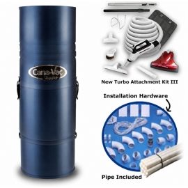 Cana-Vac Central Vacuum All In One Starter Package