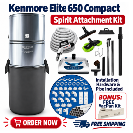 Kenmore ELITE Central Vacuum All In One Builders Package