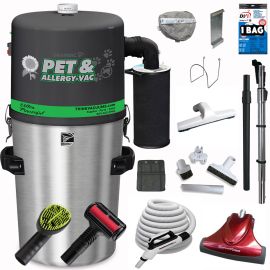 Drainvac Pet & Allergy Central Vacuum and TurboPro Combo Kit