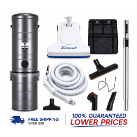 Vacumaid SR46 Central Vacuum and Turbocat Combo Kit
