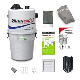 Drainvac Twin Turbo Central Vacuum System - 220/240 Volts