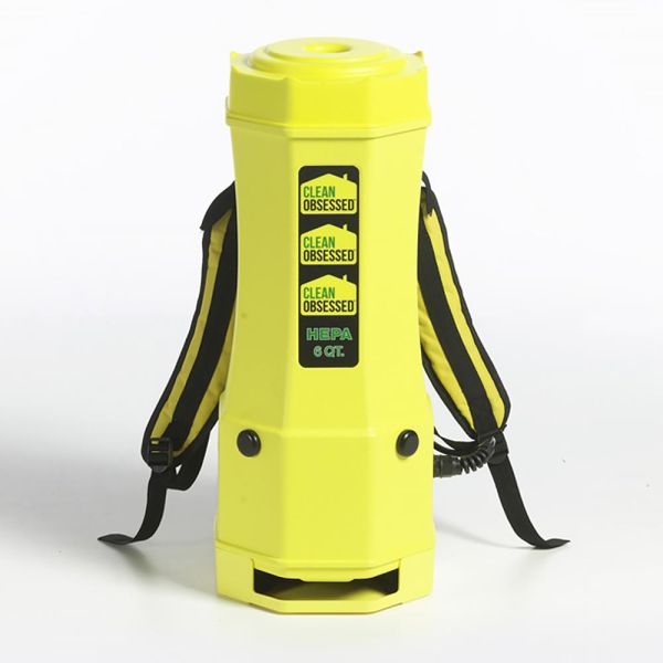 Clean Obsessed CO6 - 6 Quart Heavy Duty HEPA Backpack Vacuum