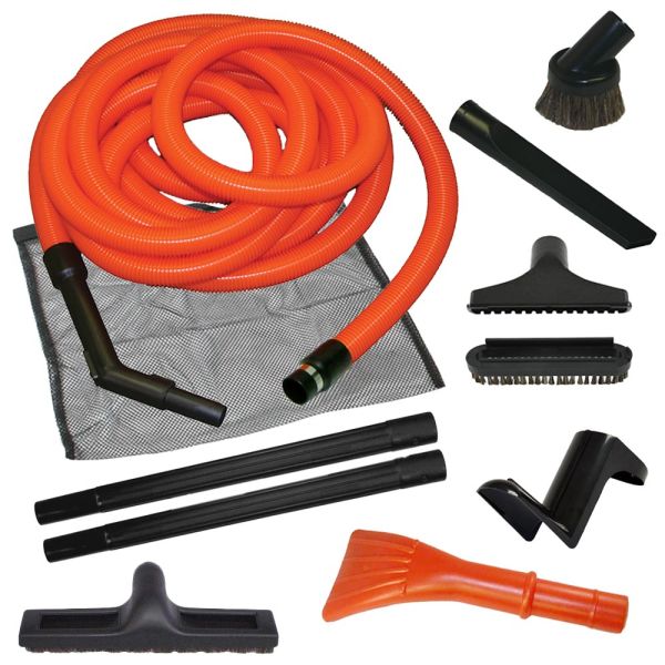 VPC Central Vacuum Garage Accessory Kit - 3-Piece Deluxe Attachments With 30ft Hose, Fits All Brands - View #8