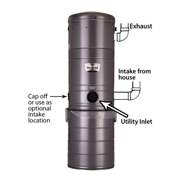 VacuMaid SR60 - 9.5 Gal Central Vacuum System (713 Airwatts)