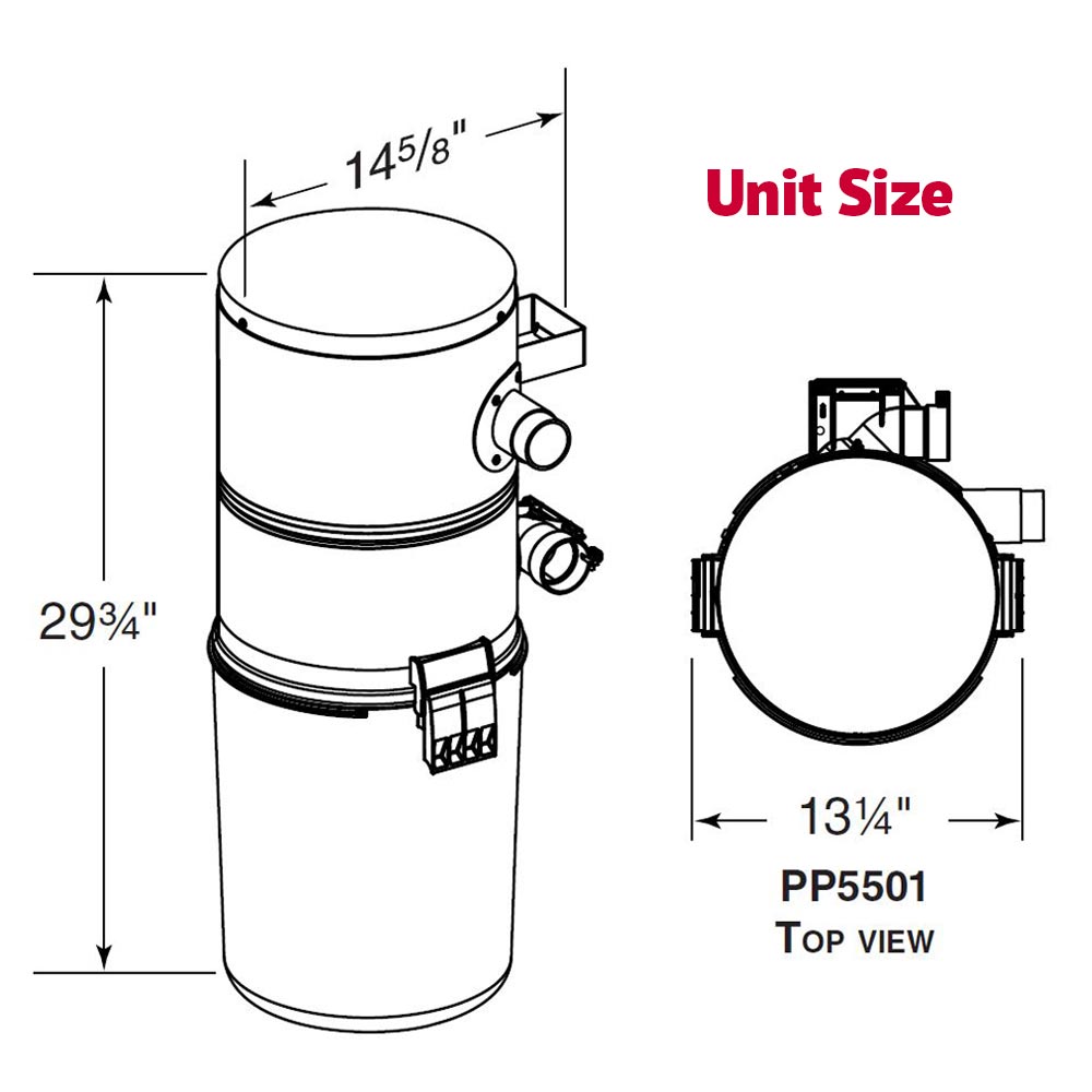 NuTone PP5501 Pure Power Central Vacuum System