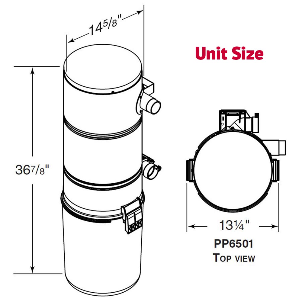 NuTone PP6501 Pure Power Central Vacuum System