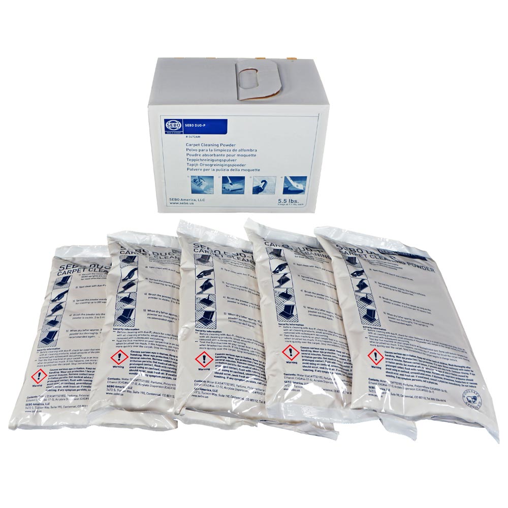 SEBO 0472AM DuoP Carpet Cleaning Powder Refill Box