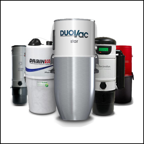 Five Central Vacuum Power Units