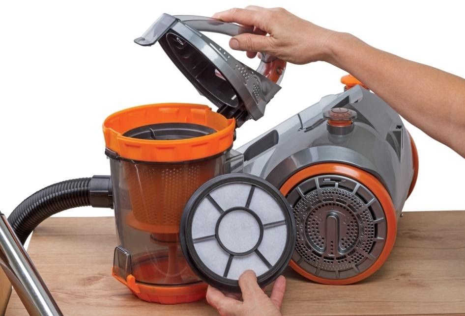 Change central vacuum filter