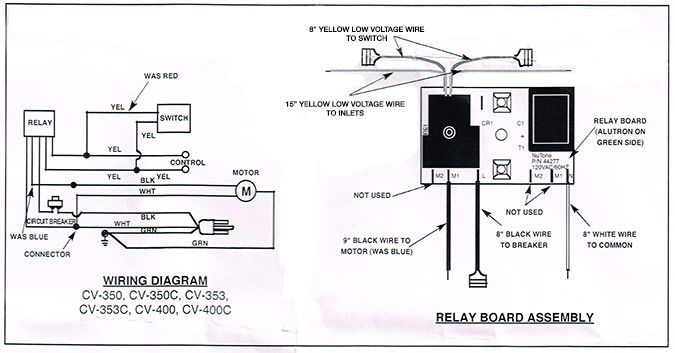 0521B000 - NuTone Relay Assembly 0521B000 - NuTone Relay Assembly