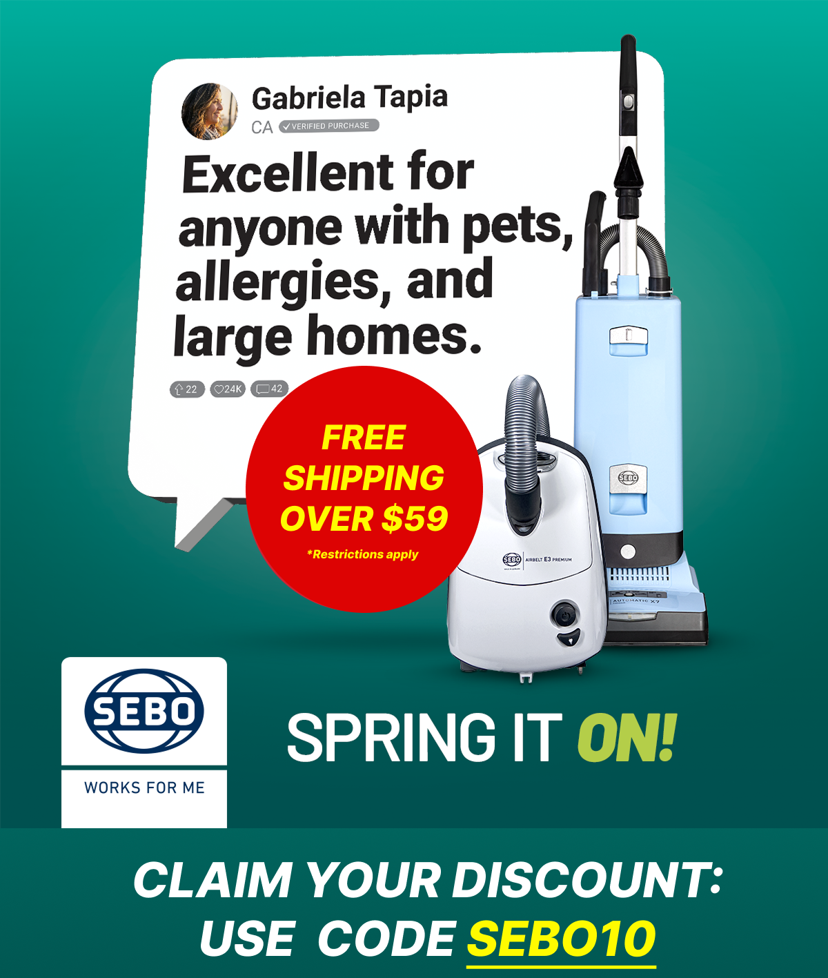 SEBO Dealer Warranty and Extended Warranty Information