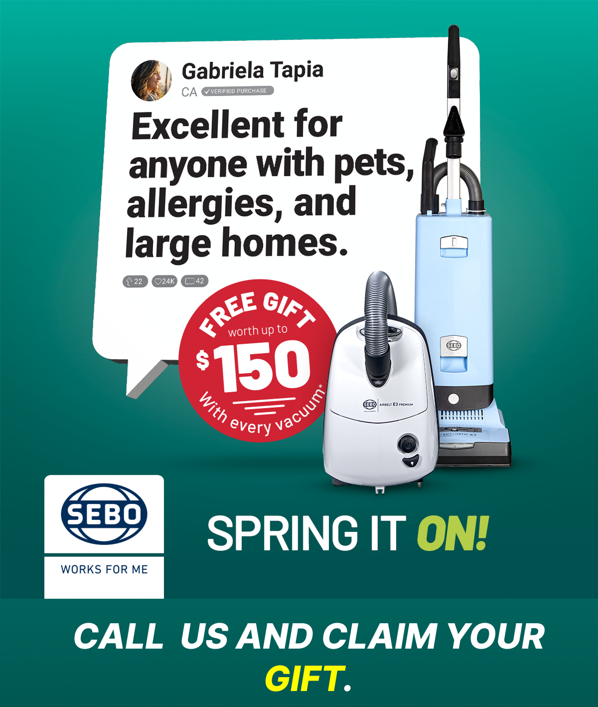 SEBO Dealer Warranty and Extended Warranty Information