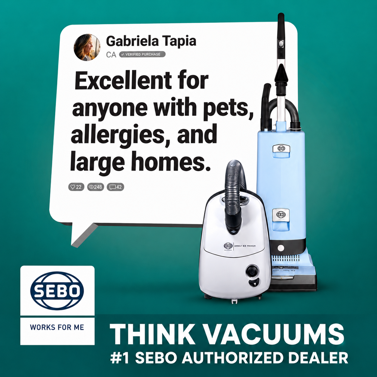 SEBO Vacuum Cleaners