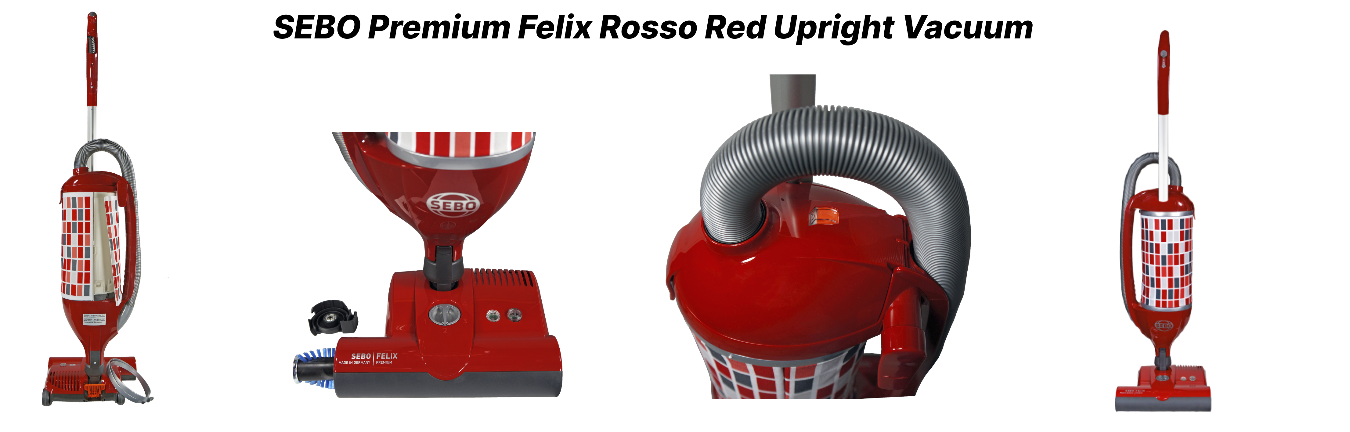 SEBO Felix Rosso Upright Vacuum