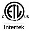 ETL Listed Label ETL Listed Label