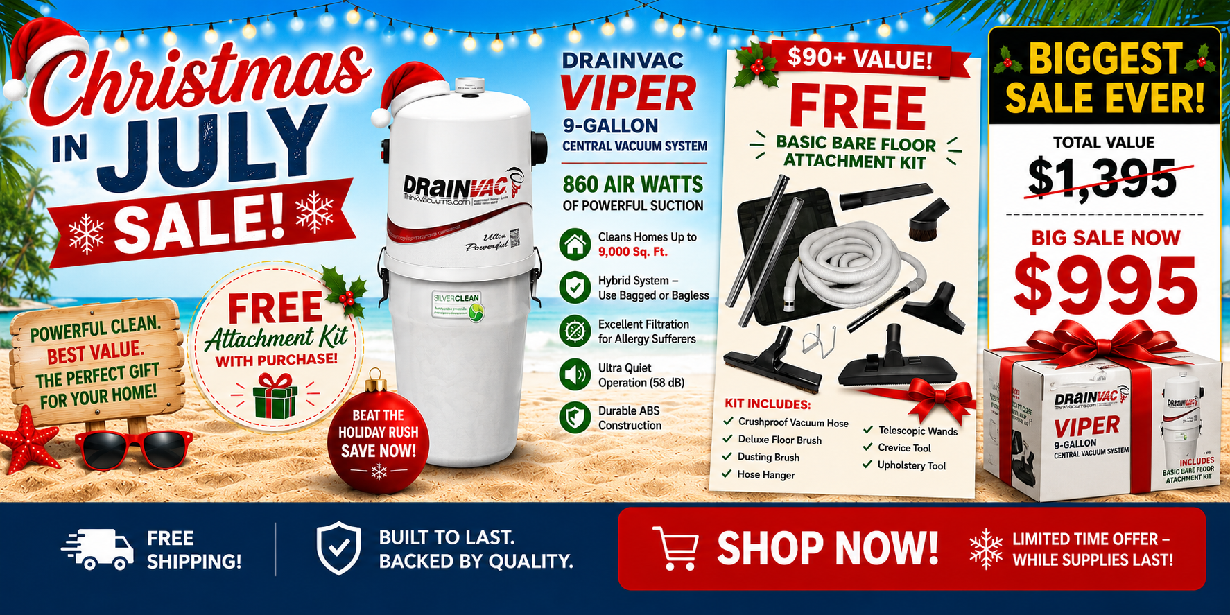 Christmas in July Sale - Shop Now