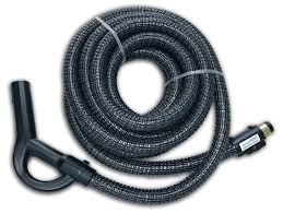 Central vacuum stretch hose