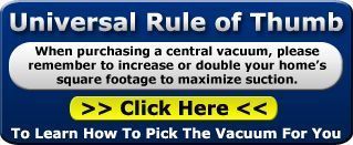 Central Vacuum Comparison Chart Canada