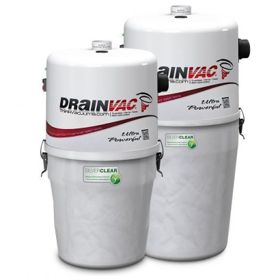 Drainvac twin turbo central vacuum system