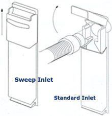 VacPan II Sweep Inlet and Standard Inlet