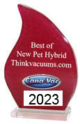 #1 top internet dealer for Cana-Vac - award winnner for new pet hybrid central vacuums.