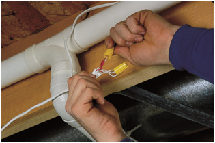 Central vacuum installation