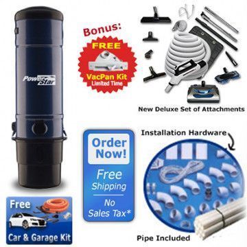 Shop PowerStar All-In-One Central Vacuum System Installation, Power Unit & Attachment Kit