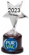 #1 Dealer for Purvac Central Vacuums - award winnner for sales and service.