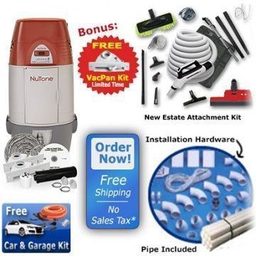 Order NuTone Vacuum Kit and Parts NuTone Central Vacuum Estate Package