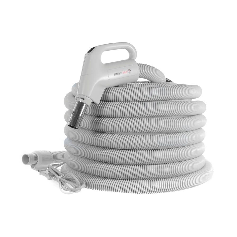 Drainvac 1 3/8" Electric Central Vacuum Hose 253035 ft