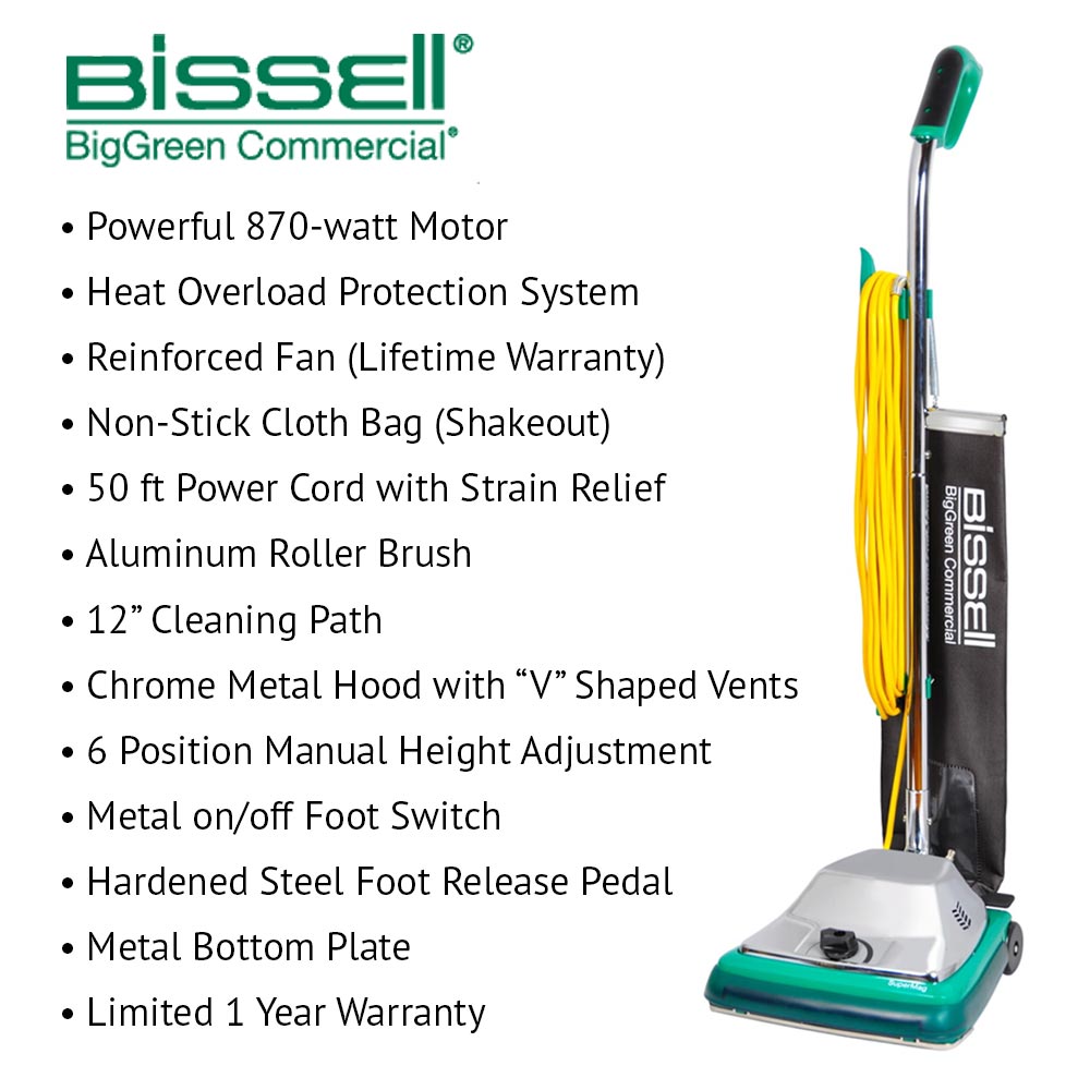Bissell BG101 ProShake Commercial Upright Vacuum FREE SHIPPNG