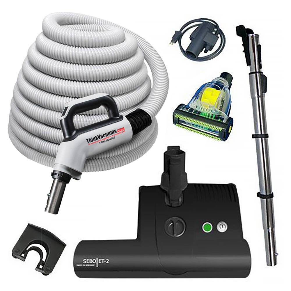 Estate Central Vacuum Combo Kit with 1 Rated Sebo Powerhead