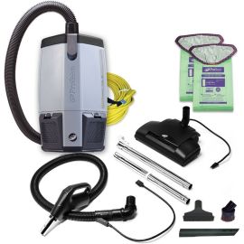 ProTeam ProVac FS6 Backpack Vacuum W/ Power Nozzle Kit 107461