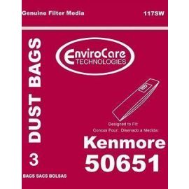 Kenmore Type L 50651 Upright Replacement Allergy Bags 117SW