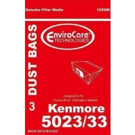 Kenmore Type E 5023/5033 Micro Lined Allergy Filtration Bags 129SW